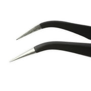 iFixit Precision Tweezers Set - Extra Fine, Angled, Blunt Tips for Electronics, Hobby, Industrial, Professional, Craft