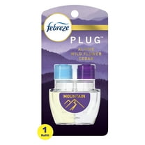 Febreze Odor-Eliminating Plug Air Freshener Refill, Alpine Wildflower Cedar Scent, 0.87 fl oz