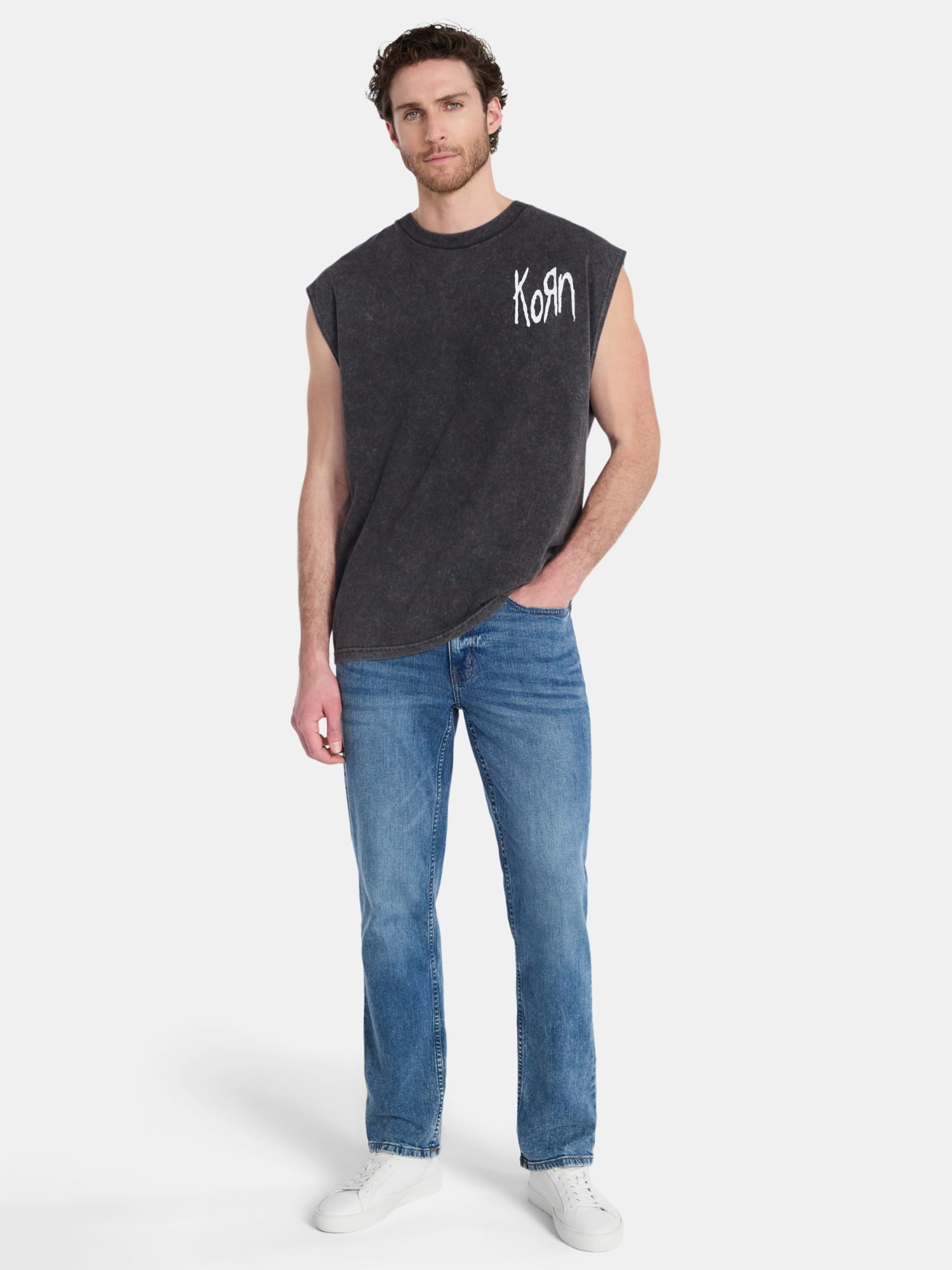 Korn, Men's & Big Men's Graphic Muscle Tank, Follow the Leader, Sizes XS-5XL