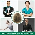 thumbnail image 6 of Kleen Chef Valentina Food Safe Invisible Hair Nets, 22" Invisible, Dark Brown (Pack of 144), 6 of 7