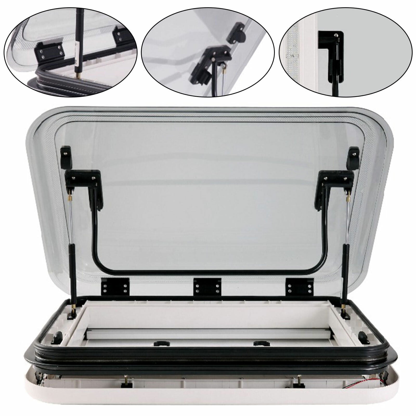 DENEST Caravan Skylight Roof Vent Anti-UV Flyscreen Hatch Trailer Camper RV Motorhome