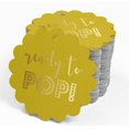 thumbnail image 4 of Inkdotpot Real Gold Foil Ready To Pop Baby Shower Tags Favor Hang Paper Tags 50 Piece, 4 of 6