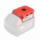 thumbnail image 5 of USB Charger Battery Adapter 18V Power With LED For Milwaukee 49-24-2371 M18, 5 of 5