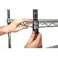 thumbnail image 5 of 12" Deep x 48" Wide x 96" High 3 Tier Chrome Starter Shelving Unit, 5 of 6