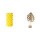 thumbnail image 1 of Jarrón De Flores De Porcelana Y Escultura De Hoja De Metal, Adorno Creativo De Mesa Para Sala De Estar Y Decoración Del Hogar Para Fiestas Con Diseño De Figura Abstracta., 1 of 8