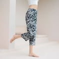 thumbnail image 3 of SWSMCLT Women's Summer Pajama Capri Pants Pj Bottoms Sleeping Thin Sleepwear Soft Printed Mid Rise Comfy Stretch Style5 X-Large, 3 of 4