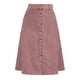 thumbnail image 1 of Falda de pana Allegra K con cinturón y botones Rosa XL, 1 of 6