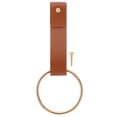 thumbnail image 1 of Mobutofu Towel Ring Bathroom Light Brown Simple 1Pack, 1 of 7