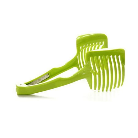 

CHAOMA Multifunctional Round Food Tongs Accurate Cuts Tomatoes Lemon Cutter Durable