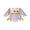 Purple, variant on Cjfdfy Newborn Baby Girl Game Day Fall Outfit Animal Football Season Stripe Long Sleeve Ruffled Bow Collar Romper Infant Cute My First Football Season Fall Winter Clothes 0-18M