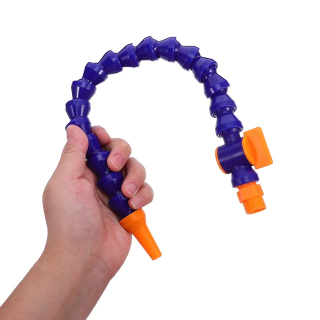 FOMIYES Boquilla Plástica Flexible Para Compresor De Aire Con Ajuste Direccional En Color Azul