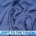 thumbnail image 4 of SupremePlus New Huck Cleaning Towels 15" x 25" Commercial Window Lint-Free All Purpose 100% Cotton Household Cleaning Cloths & Wipes, Blue, 25 Count, 4 of 9