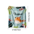 thumbnail image 3 of xihome Manta navideña de franela de 75x100cm, suave, de polister, para cama o sof., 3 of 7