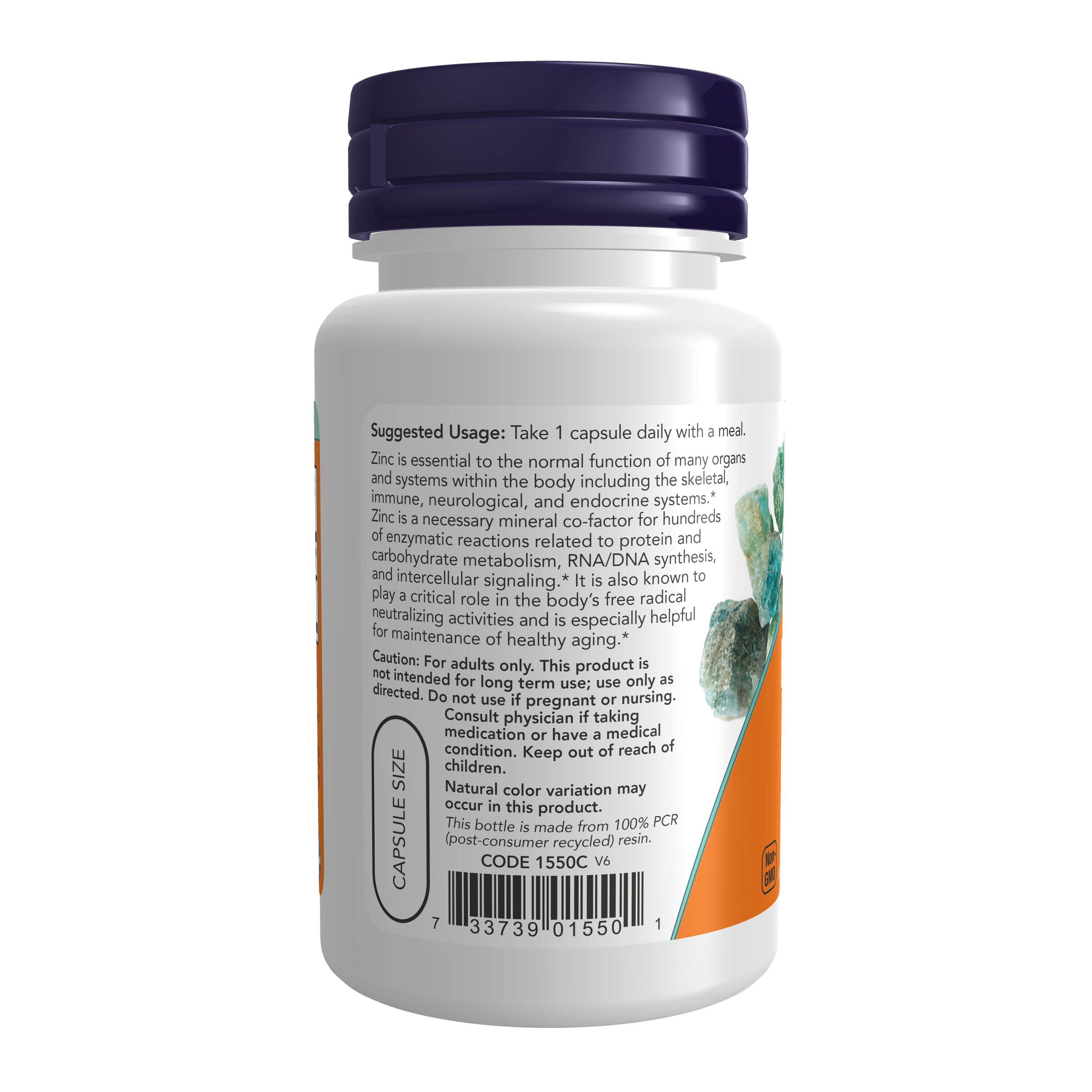 Zinc Picolinate 50 mg - 60 Veg Capsules - image 3 of 9