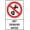Warning Sign 5, variant on North Carolina Caution Sign - 8"x12", Complies With State Pool Code, Security Metal Decor for Business, Home, Yard, Garden