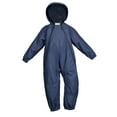 thumbnail image 1 of Splashy Children's One Piece Rain Suit and Mud Suit (Navy, 6), 1 of 3
