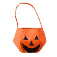 thumbnail image 7 of FchengtaiS 3PCS Halloween Pumpkin Costume for family,Glow in the Dark Halloween Pumpkin Cloak-Poncho with Headband & Candy Bag for Holiday Party, 7 of 7