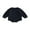 Black-Little Dude, variant on Bubble Romper Baby Girl Boy Newborn Warm Fleece Sweater Romper Solid Crewneck Sweatshirt Long Sleeve Bodysuit Thick Spring Fall Winter Clothes