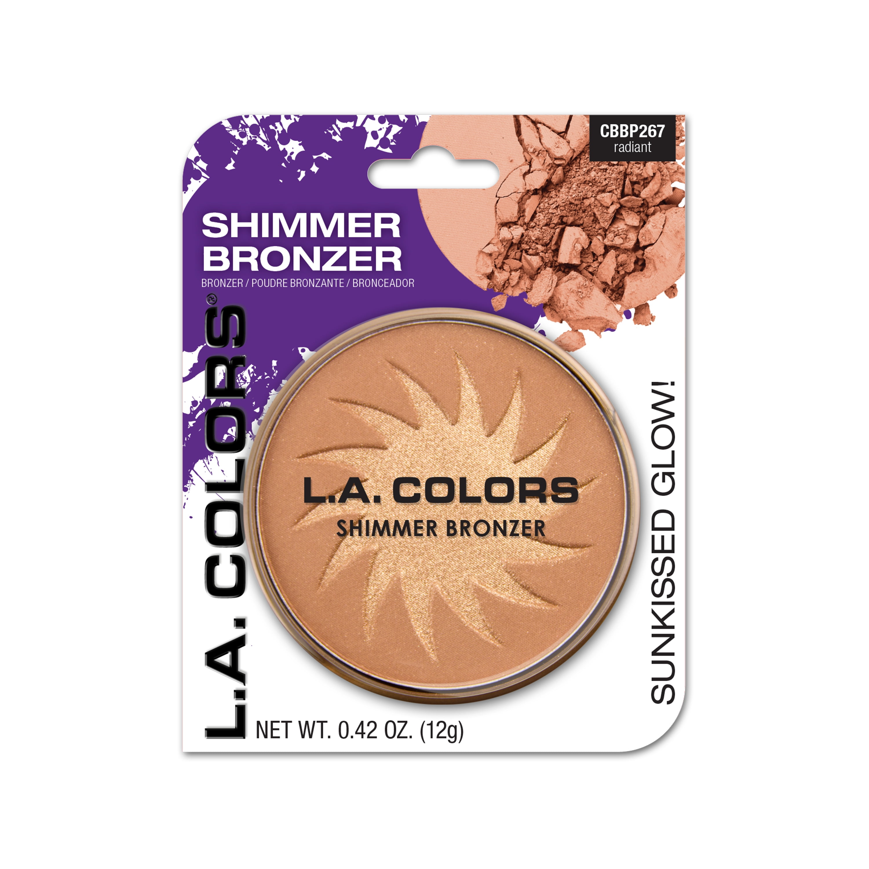 L.A. COLORS Bronzer palette, 0.42 fl oz