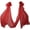 Red, variant on Hzzsbu Organza Arm Sleeves Elegant Tulle Sleeves Chinese Hanfu Water Sleeves for Wedding Dress Ethnic Dance Dress Accessories
