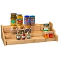 thumbnail image 1 of Organizador de especias Zri Bamboo de 3 niveles, expandible, amarillo, 1 of 6