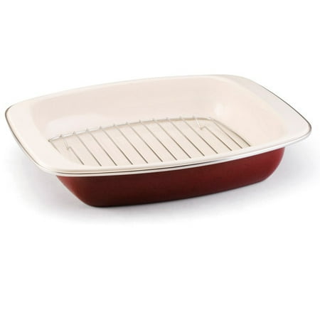 Paula Deen Roasting Pan with Wire Rack