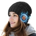 thumbnail image 2 of Bluetooth Beanie Hat with LED Light, Built-in Microphone and Stereo Speakers Upgrade Music Knitted Hat USB Rechargeable Music Hat, 2 of 8