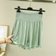 thumbnail image 1 of Pantalones de dormir de color liso para mujer, finos, informales, de cinco cuartos, para el hogar, pijama, 1 of 4
