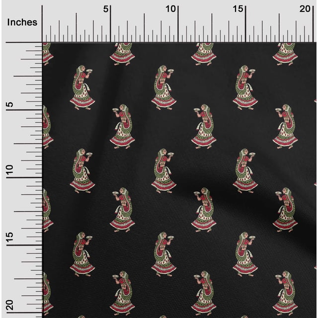 oneOone Cotton Poplin Fabric Women Block Fabric Prints By Yard 42 Inch Wide