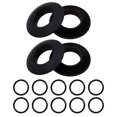 thumbnail image 1 of 4x Drip Rings Shaft Drip Rings Universal Splashing Guards Black with 10 Nonslip Rings Paddle Protection for Rafting, 1 of 7
