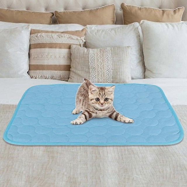 Dog Cooling Mat Extra Large 100*150cm, Durable Pet Cool Mat Non-Toxic Gel Self Cooling Pad, Great for Dogs Cats in Hot Summer
