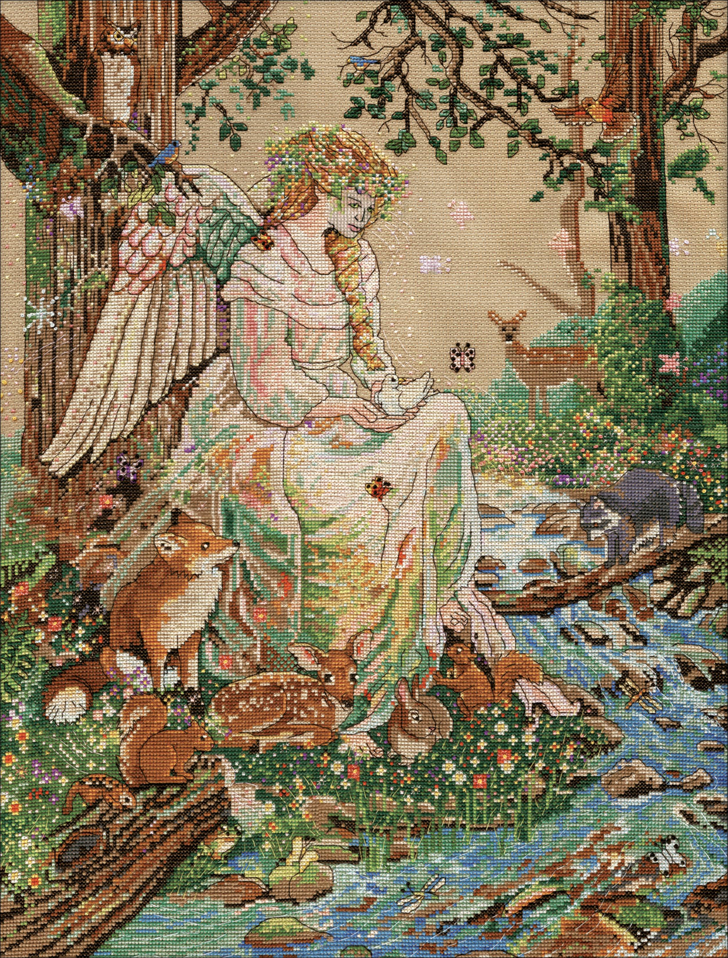 Design Works Counted Cross Stitch Kit 16"X20"Mother Nature (14 Count