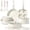 White, variant on GIPP 21 Piece Pots and Pans Set Non Stick, Cookware Set with Detachable Handles, Safe for Ovens and Dishwashers,Induction Cookers RV Kitchen
