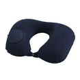 thumbnail image 1 of Almohada inflable de viaje para el cuello TPU para rellenar Almohada en forma de U Almohada portátil compacta para avión/coche, 1 of 4