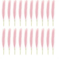 Triani 20Pcs Furry Christmas Tree Picks 17.7 Inch Curly Xmas Artificial Stems for Xmas Tree Topper Home Vase Fillers Decorations (Pink)