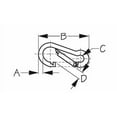 thumbnail image 2 of Sea-Dog 151620-1 Snap Hook - 4-11/16", 2 of 2
