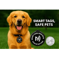 thumbnail image 4 of Smart Pet ID Tag with QR Code & NFC – Epoxy Coated Waterproof PVC – Scan or Tap to Access Pet Info – Universal Tag for Dogs & Cats – No App Needed – Update Profile Anytime (Blue), 4 of 7