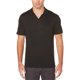 thumbnail image 1 of Perry Ellis Mens Open Collar Polo Shirt, black, S, 1 of 1
