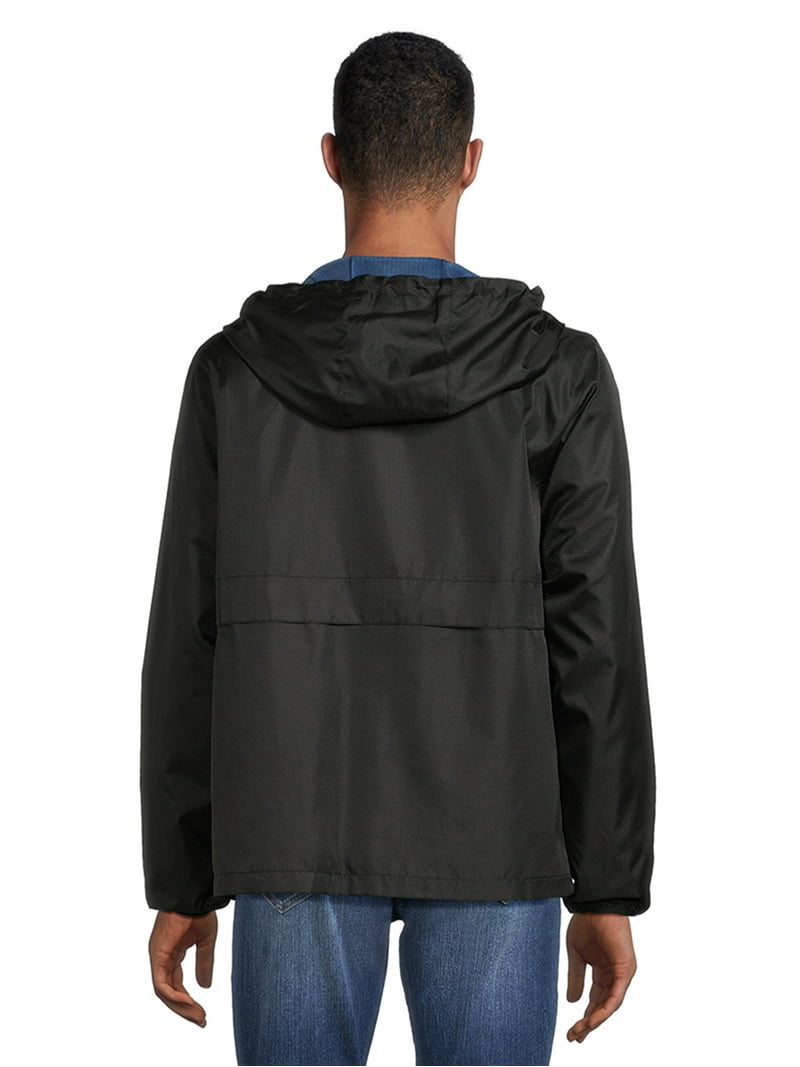 Rokx : WIND BREAK JECKET　MEN'S　BLACK　軽量 Men's Packable Mesh Windbreaker Rain Jacket | Rokka&Rolla