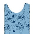 thumbnail image 2 of Stitch Girls Print Skater Dress with Short Sleeves, Sizes 4-12, 2 of 3