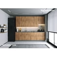 thumbnail image 3 of Kitchen Contemporary Collection Natural Teak Color Base Size 9.5Ft Wide, 3 of 5