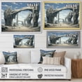 thumbnail image 4 of Designart "Gateways to the Cosmos Mind-Blowing Surrealism IV" Landscapes Framed Wall Art Decor - Traditional Grey Surrealism Landscape Bedroom Framed Canvas Wall Art, 4 of 6