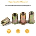 thumbnail image 3 of iMeshbean 120pc SAE Rivet Nut Kit to Rivnut Thread Setting Tool Nut Setter NutSert Riveter, 3 of 8