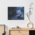 thumbnail image 6 of Fuzoiu Heart Axolotl Print Canvas Wall Art for Bathrooms,Wall Decor for Bedroom,Framed Artwork for Wall,Modern Wall Decorations Prints Picture for Kitchen Home, 6 of 6