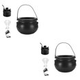 thumbnail image 4 of yingyy Halloween Witch Cauldrons Fog Maker Spooky Mist Effect Festive Decorations Safe To Wide Application black UK  Plug 2Set, 4 of 6