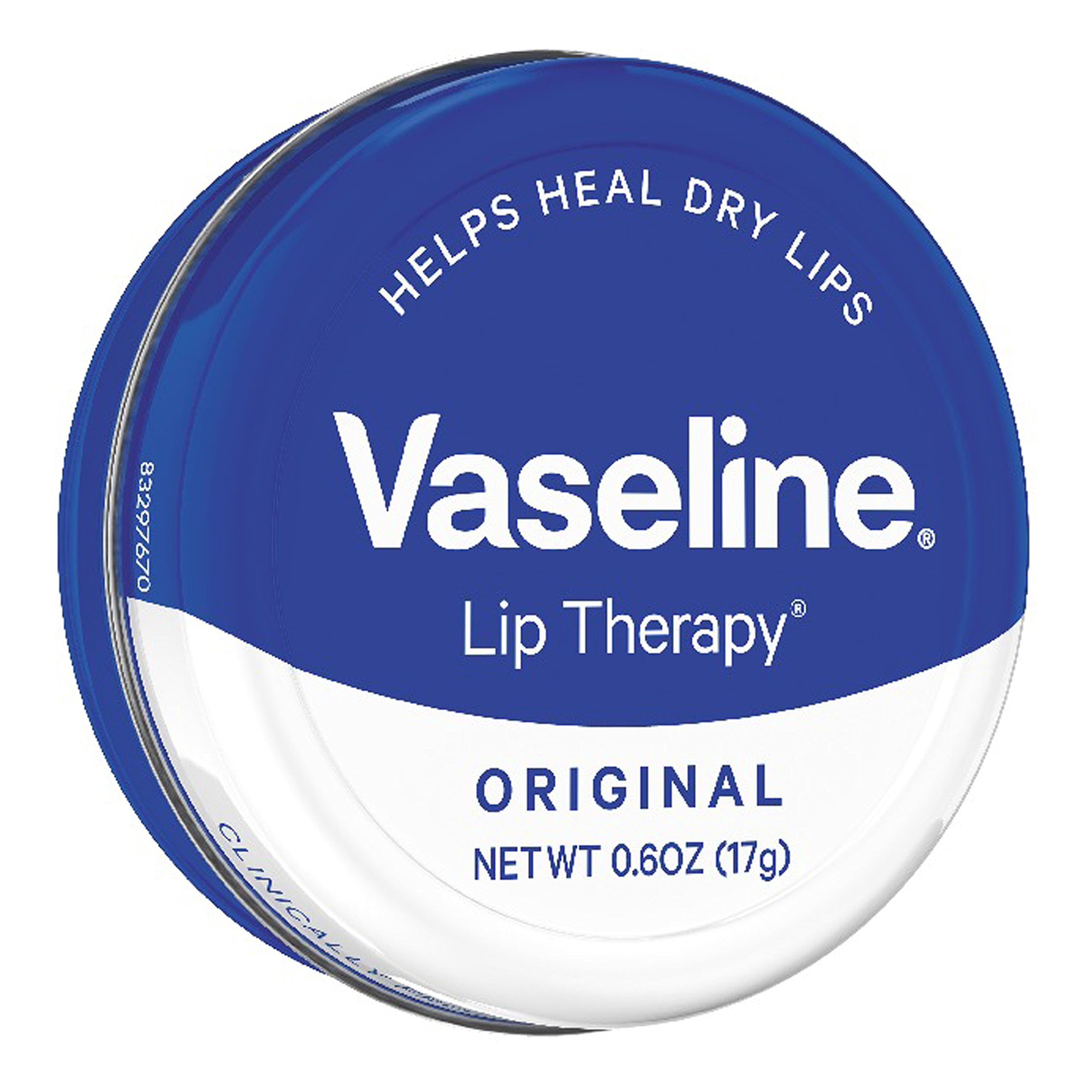 Vaseline Lip Theraphy Original Lip Balm Tin 0.6 oz, 6 Pack