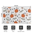 thumbnail image 5 of White Halloween Ghosts Skulls and Bats Door Rugs,Washable Non Slip Door Mats Indoor,Decorative Door Mats,Entry Mat Indoor for Entrance,Bedroom,Kitchen,Bathroom,17"x30", 5 of 6