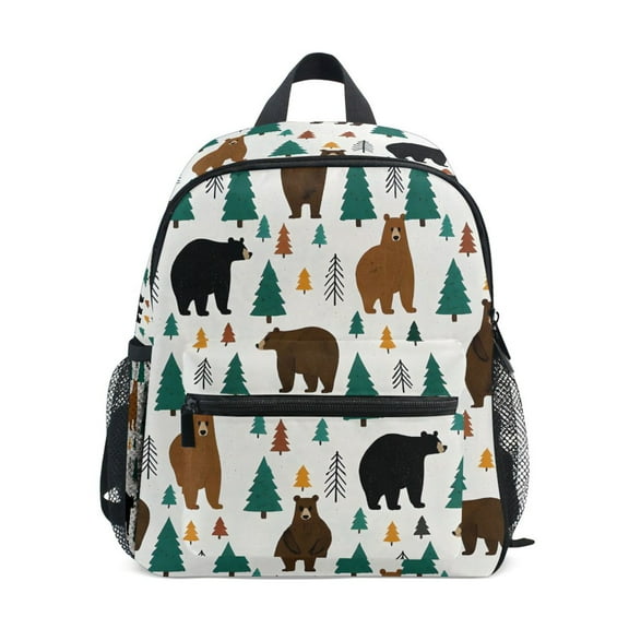 ALAZA Bear Forest School Backpack Small Bookbag Mini Bags