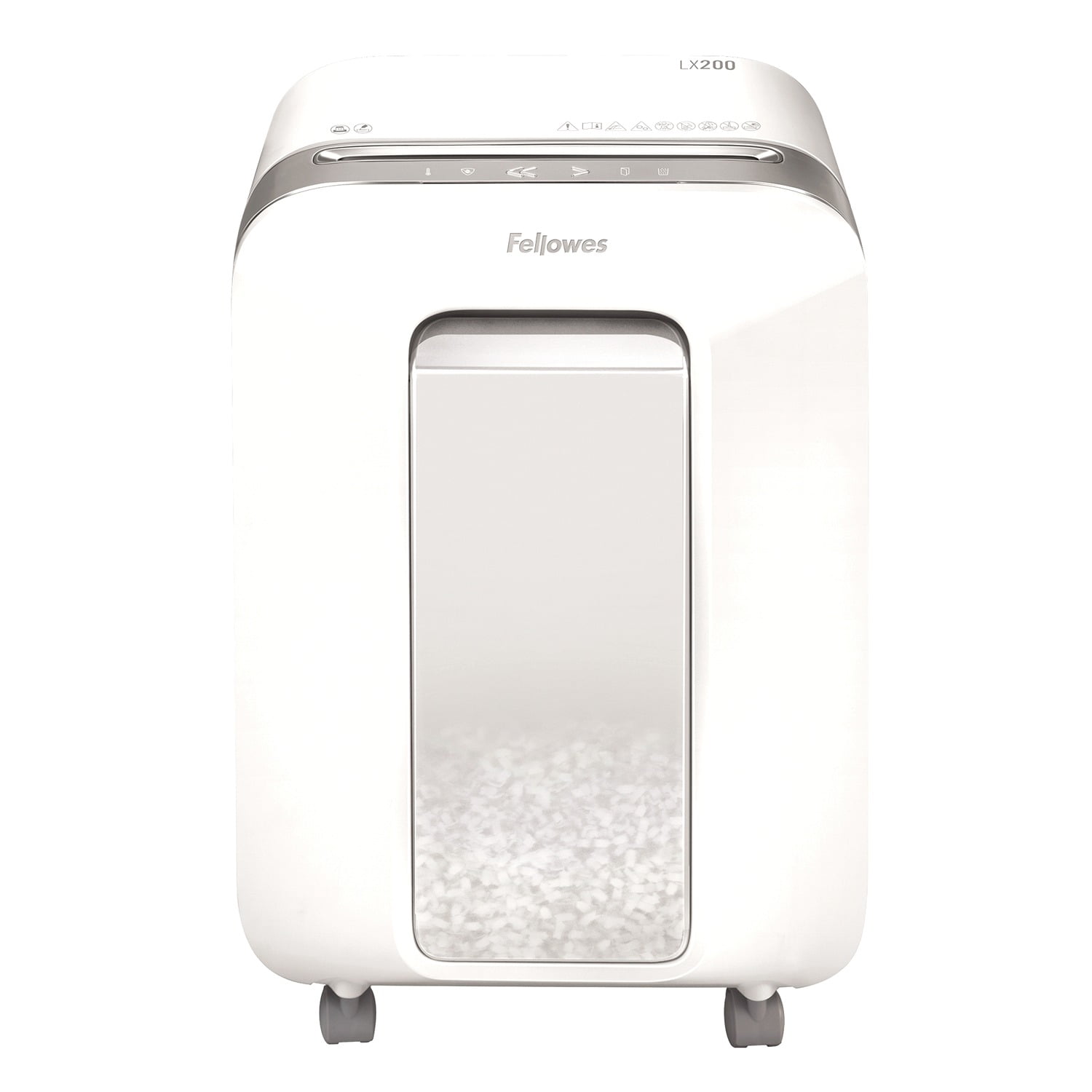 Fellowes Powershred LX200 Micro-Cut Paper Shredder, White