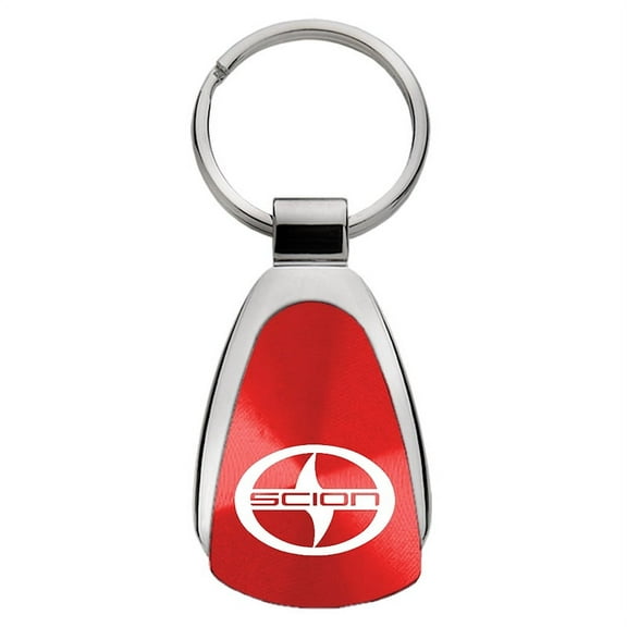 Toyota Scion Teardrop Key Chain (Red)
